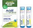 Boiron Acidil On The Go Travel Essential for Relief of Acid Reflux, Heartburn, Indigestion, Bloating und Upset Stomach - 2 Count (160 Pellets)