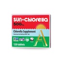 Sun Chlorella 500mg Ganzkörper Wellness Green Algae Superfood Supplement - Immune Defense, Gut Health, Natural Purification, Energy Boost - Chlorophyll, B12, Eisen, Protein - Non-GMO - 120 Tabletten