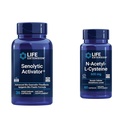 Life Extension Senolytic Activator mit Quercetin & Fisetin - 36 Vegetarische Kapseln Bundle mit N-Acetyl-L-Cystein Immun- & Respiratorunterstützung - 60 Kapseln