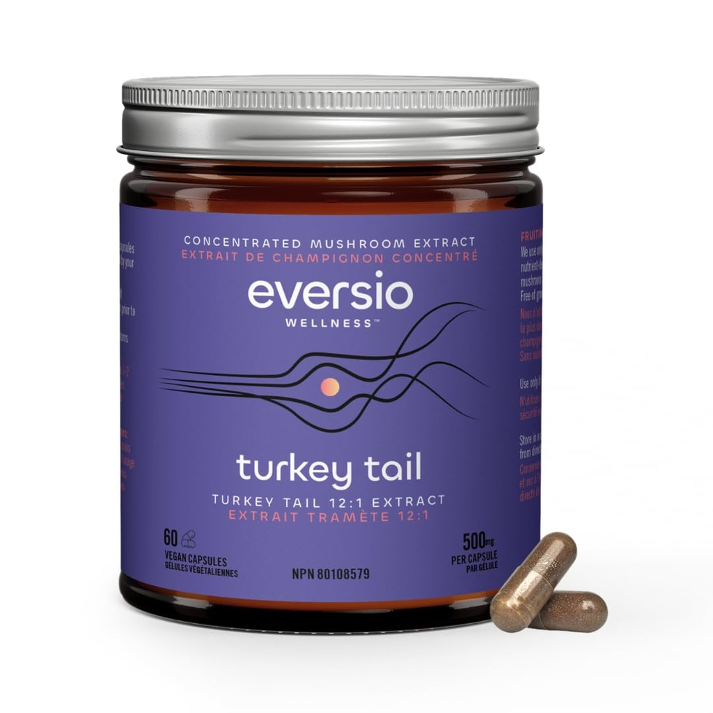 Jetzt verteidigen Organic Turkey Tail Mushroom Supplement - 12:1 Turkey Tail Extract in 60 Vegan Capsules (500mg) - 45% Verified Beta-D-Glucans!