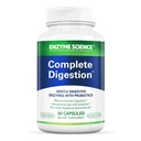 Enzyme Science Complete Digestion - enzymes digestives pour les femmes et pour les hommes avec des probiotiques - 3-en1 Gut Health Support for Digestion - Digestion – Enzimas digestivas y probioticos - 30 Capsules