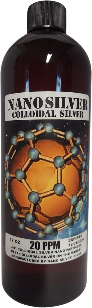 Nano Silber Kolloidal Silber 51 Unzen Drei Flaschen | Kolloidal Silber | Mineralische Ergänzung