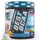 BPI Sports Best BCAA Powder - Muskel-Recovery-Unterstützung - Verzweigte Kette Aminosäuren | Bausteine von Protein und Muskel - Post Workout Erholung - Hydration - Passionsfrucht, 30 Servierungen