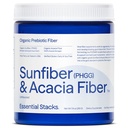 Essential Stacks Organic Sunfiber Prebiotic Fiber (Partially Hydrolyzed Guar Gum/PHGG) mit Acacia Fiber Powder - Glutenfrei, Non-GMO & Unflavored Soluble Fiber (7.4 oz)