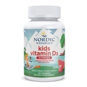 Nordic Naturals Vitamin D3 Gummis Kids, Wild Watermelon Splash - 60 Gummis - 400 IU Vitamin D3 - Knochengesundheit, Gesunde Immunität - Non-GMO, Vegetarisch - 60 Servierungen