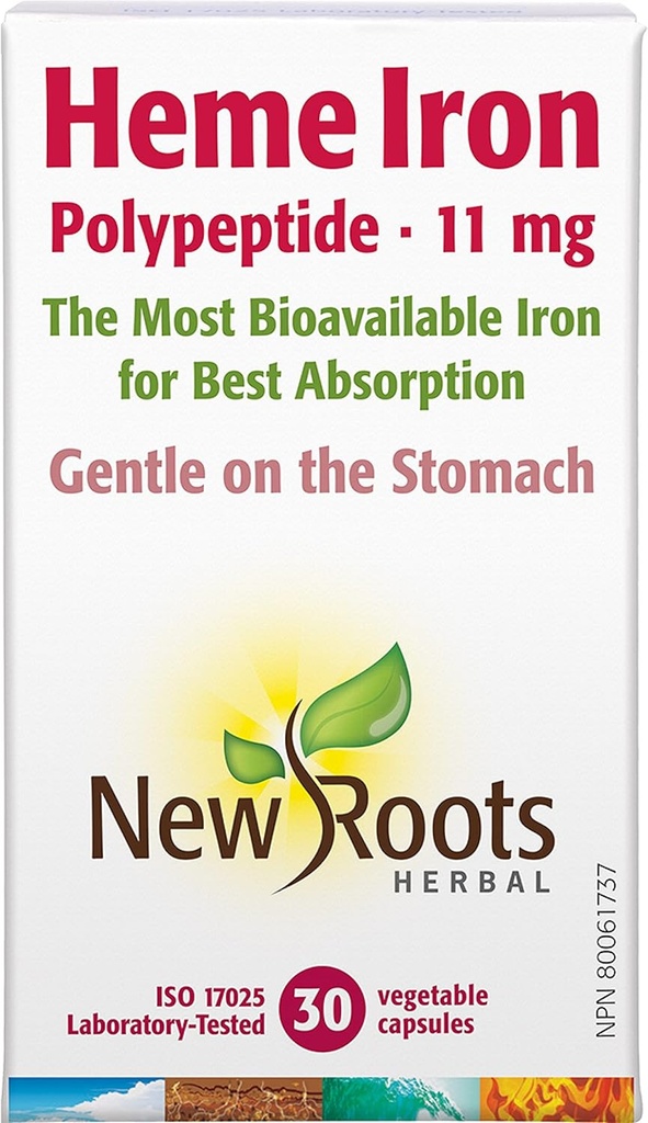 NEUE ROOTS HERBAL Heme Eisen 30 Kapseln