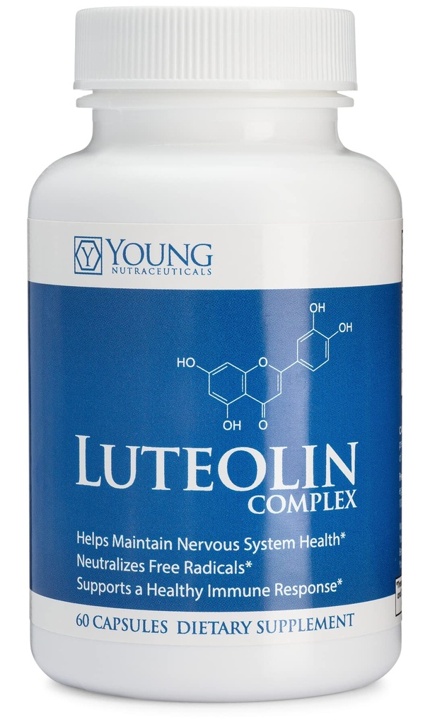 Mirica YoungNutra Luteolin Complex - Soutient une réponse immunitaire saine et aide à maintenir la santé du système nerveux* - 60 capsules