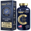 Essential Amino Acids Supplement für Männer und Frauen - Alle 9 BCAAs EAA Supplements Formel - Leucine Amino Acid, Lysin, Tryptophan, Advanced Amino Complex - 120 Vegan Capsules