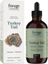Futter Hyperfoods- Original Canadian Wild Turkey Tail Mushroom Superfood Liquid Supplement Extract Tincture, Vegan, Non-GMO, Immunsystem und Gut Health Support, 118ML