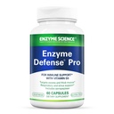 Enzyme Science Enzyme Defense Pro, 60 Kapseln– Immununterstützungsergänzung – Formuliert mit Vitamin D3, L-Lysine, Calcium und Protease–Enzyme Digestion Support – Immunsystem