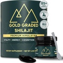 Shilajit Resin | 500mg Hohe Potenz, Shilajit Pure Himalayan Organic, 85+ Trace Minerals & Fulvic Acid | Shilajit for Energy & Immune Support | Gold Grade Shilajit, Shilajit für Männer & Frauen | 30g