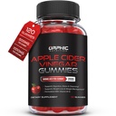 ORPHIC NUTRITION Apfel Apfelessig Gummi - 1000mg - ACV Weight Loss Gummis - Unterstützt Verdauung, Detox & Cleansing - VIT B12, Beetroot - Gomitas de Vinagre de Manzana (120 Stück)