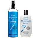 Sept minéraux Huile de magnésium pure et Lotion de magnésium apaisante