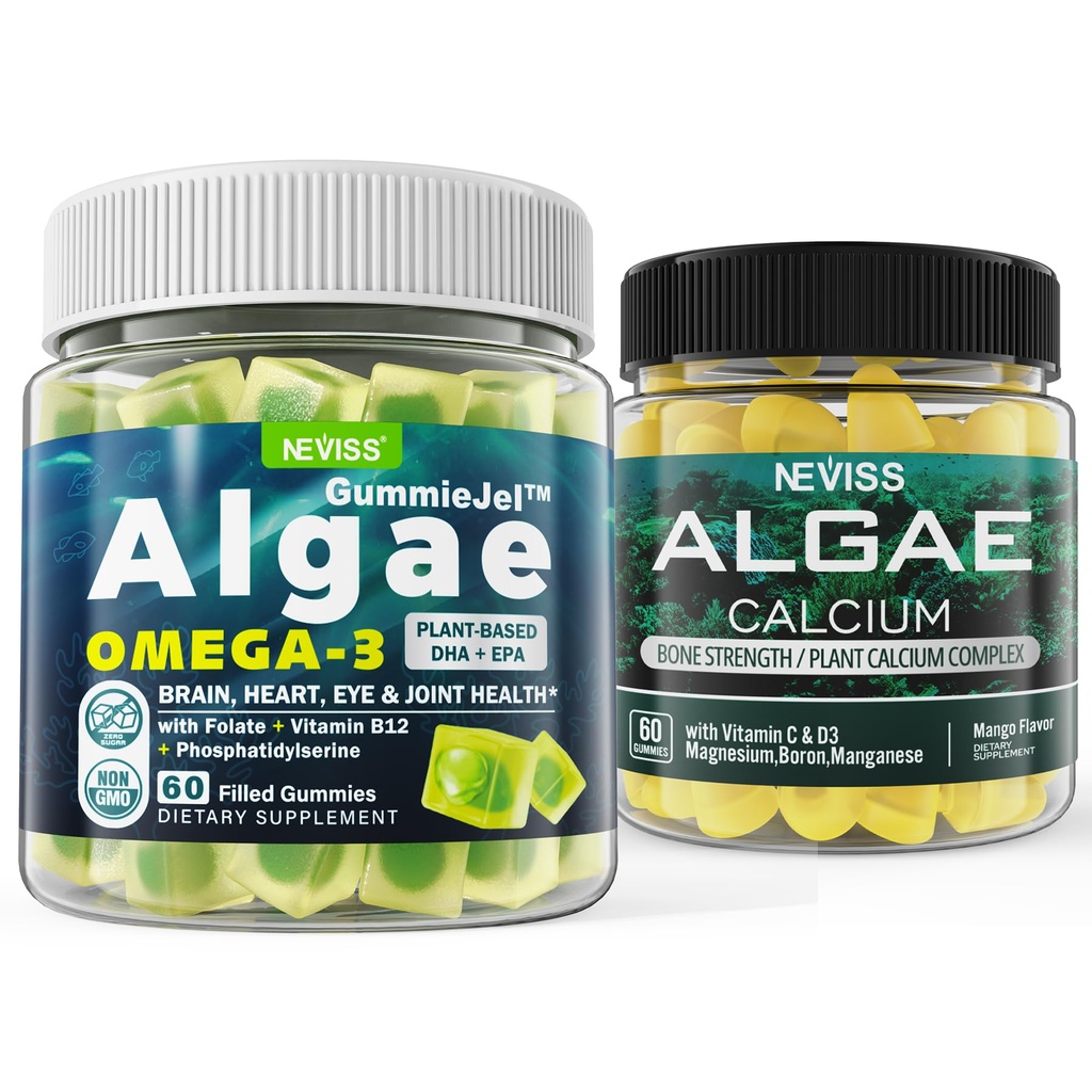 Algae Omega 3 Gommies + Gommies d'algues marines