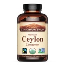 Ceylon Cinnamon Shop Organic Ceylon Cinnamon (100% Zertifiziert) Ergänzung, 180 Kapseln, 3 Monate Versorgung