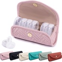 BAGSFY Weekly Pill Organizer 2 fois par jour dans une coque en tissu mignon, Sac de médecine, AM PM Pill Box 7 Day, Portable Medicament Travel Case pour les pilules, vitamines, huiles de poisson, suppléments.