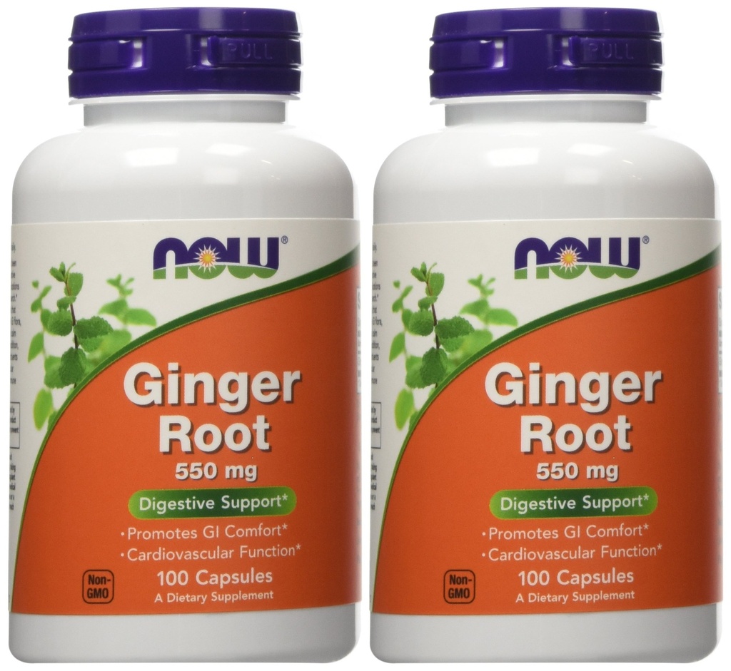 Ingwer Root 550mg 100 Kapseln (Paket von 2)