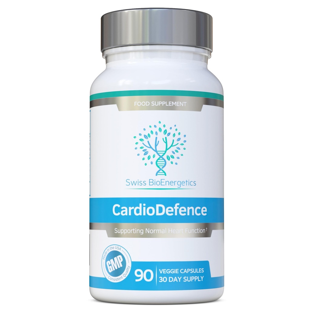 CardioDefence – 90 Capsules – un équilibre précis de CoQ10, D-Ribose, acétyl L-Carnitine, B Vitamines et MCT pour contribuer à la fonction normale du cœur et réduire la fatigue et la fatigue