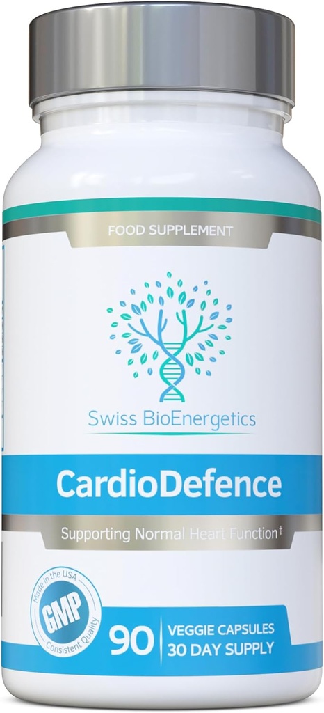 CardioDefence – 90 Capsules – un équilibre précis de CoQ10, D-Ribose, acétyl L-Carnitine, B Vitamines et MCT pour contribuer à la fonction normale du cœur et réduire la fatigue et la fatigue