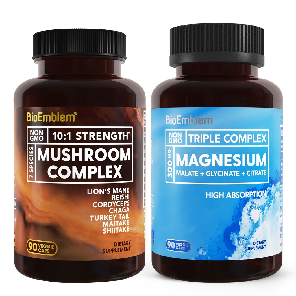 BioEmblem Triple Magnesium Complex und Pilz Complex