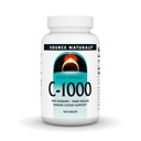 Source Naturals C-1000, avec Rose HIPS 1000 mg pour le support du système immunitaire - 100 comprimés de libération dans le temps