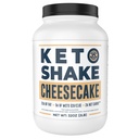 Käsekuchen Keto Meal Ersatz Shake [2lbs] - Low Carb Protein Pulver Shake Mix, High Fat mit MCT, Collagen Peptides und Real USA Cream Cheese