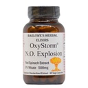 Barlowe's Herbal Elixirs OXYSTORM® N.O. Explosion 9% d'extrait d'épinard rouge 9% de booster naturel à oxyde nitrique de 500mg par capsule 60 Capsules de végétaliens sans oxalate, sans stéarate, en bouteille de verre