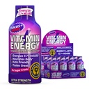 Vitamin Energy Focus+ Extra Strength Energy Shot Berry 4 Pack, 260mg Natürliche Koffein, B-Vitamine, CoQ10, Aminosäuren, Fokus, Produktivität & Clarity, Zero Sugar, Glutenfrei, 1,93 fl oz