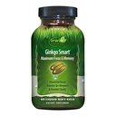 Irwin Naturals Ginkgo Smart Powerful Nootropic Brain Booster - Unterstützt maximale Speicher, Fokus & Mental Clarity mit DMAE, Clubmoss, Choline & Acetyl L-Carnitin - 60 Liquid Softgels