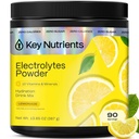 KEY NUTRIENTS Multivitamin Elektrolyte Pulver Kein Zucker - Refreshing Lemonade Elektrolyt Pulver - Natrium & Energie-Ergänzung - Hydration Pulver - Keine Kalorien - 90 Servierungen - Made in USA