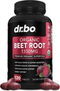 Bio-Beet-Root-Kapseln Ergänzungen - 1350mg Beetroot Pulver Extrakt Pillen, Bio-Beet-Root-Pulver-Ergänzung, Super Nitric Oxide Beets Hohe Zirkulation Gesamt Vitamine Unterstützung - 120 Beets Tabletten