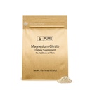 Ingrédients originaux purs Citrate de magnésium (1 lb) Supplément de magnésium, non aromatisé, Dissolves facilement