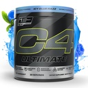 Cellucor C4 Ultimate Pre Workout Powder - Sugar Free Preworkout Energy Supplement für Männer und Frauen - 300mg Koffein + TeaCrine + Dynamine + Kreatin - ICY Blue Razz, 20 Portionen