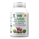 ANDREW LESSMAN Liver Anti-Oxidant Extrakte 30 Kapseln - unterstützt die hart arbeitenden Gewebe der Leber, fördert Optimum Liver Gesundheit und Funktion. Milchdistel, Kurkuma und Artischockenextrakte