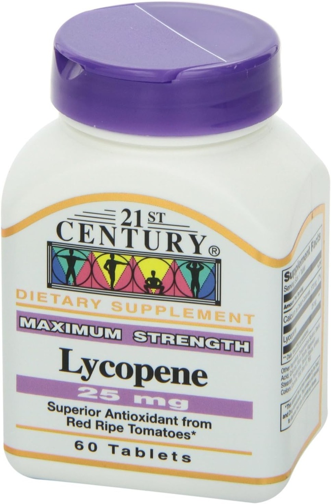 21st Century Lycopen 25mg, 60 Tabletten Jede (Pack von 4)