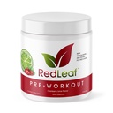 Red Leaf Pre Workout Energizer Powder, BCAA's, Beta-Alanin, Aminosäuren und Grüner Tee für Immununterstützung und Preworkout Energy, Natural Cranberry Lime Flavor - 30 Servietten