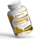 vibraxlabs Kürbis Seed Oil - 100% kalt gepresst reine 1000mg Extraktion - Beste für Haarwachstum, jünger aussehende Haut & Gesicht, Blasenkontrollergänzung, 60 Softgels