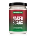 NAKED Cherry Lime BCAAs Aminosäuren Pulver, 100% reine 2:1:1:1 Formel, Vegan verzweigte Kette Aminosäuren, Instantized All Natural BCAA Powder Supplement - 501 Gramm, 34 Portionen