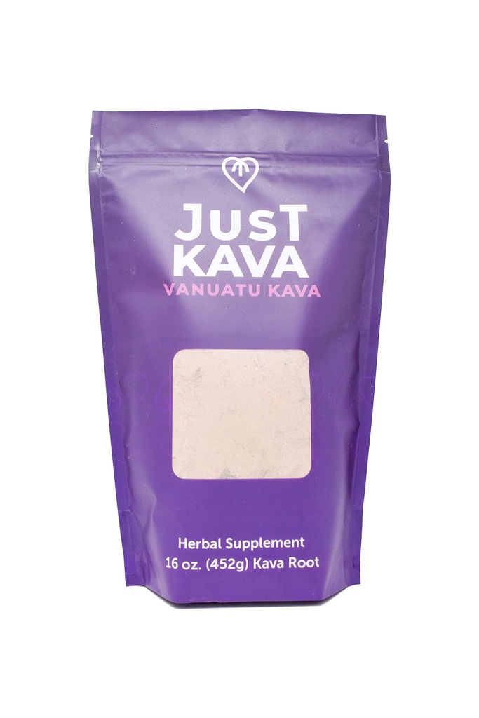 Nur Kava Vanuatu Kava Pulver Kräuterergänzung für Entspannung 16 OZ (452g)