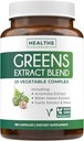 Super Greens Antioxidants Superfoods 2250mg Supplement - 20 Zutaten mit Sprouts, Pilze, Wurzeln, Knoblauch, Bitter Melon, Artichoke, Celery Seed, Cayenne Pfeffer, Alfalfa NON GMO - 180 Kapseln