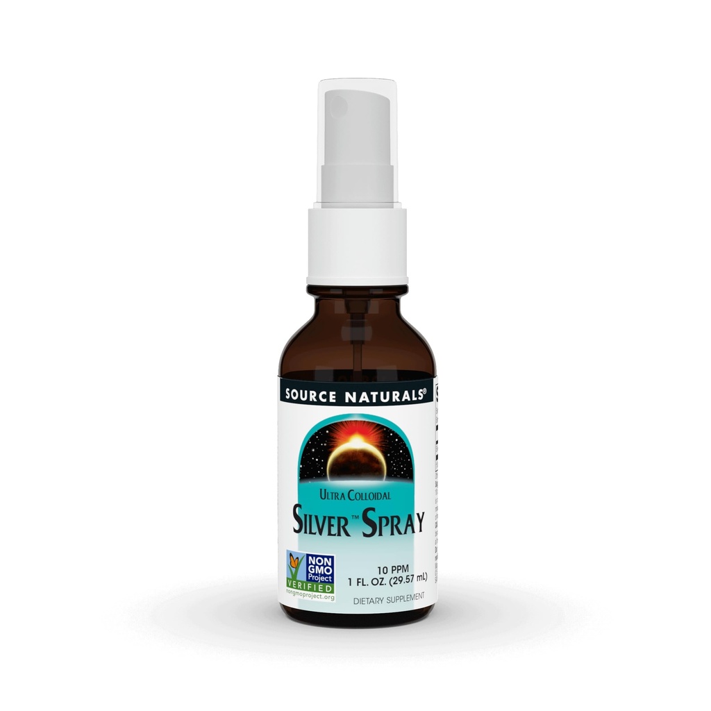 Quelle Naturals Ultra Colloidal Silver Spray 10 ppm für Wellness Support - 1 Fluid oz
