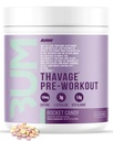 RAW Pre Workout Powder, Thavage (Rocket Candy) - Chris Bumstead Sports Nutrition Supplement for Men & Women - CbumPreworkout for Working Out, Hydration, Mental Focus & Energy - 40 Servietten
