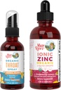 MaryRuth Organics Throat Spray (Vanilla) & Zinc Drops (Strawberry Lemon)