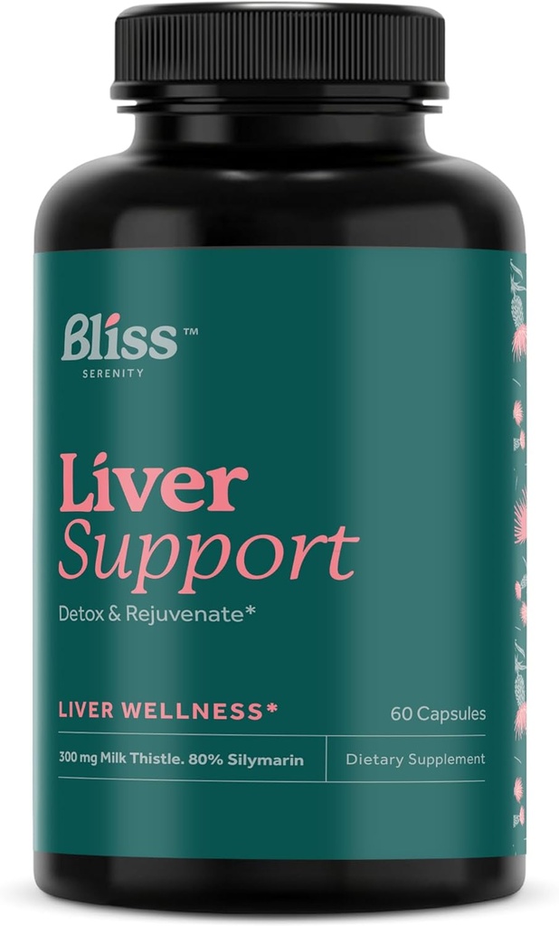 Liver Cleanse Detox & Repair - Liver Detox mit Milchdistel-Ergänzung - Liver Renew Formula mit Artichoke Extract, Dandelion Root & mehr für Optimal Liver Support, 60 Vegcaps, 30 Tage Versorgung