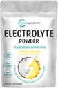 Micro Ingredients Hydration Elektrolytpulver, 2 lb (139 Servierungen) | Piña Colada Flavor | Hohes Kalium (1.000mg) + Kokoswasser | Kein Zucker, Keto Friendly | Non-GMO
