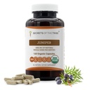 Secrets of the Tribe Juniper USDA Organic | Hergestellt mit vegetarischen Kapseln und Certified Organic Juniper (Juniperus communis) Getrocknete Berry (120 Kapseln)