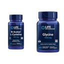 Lebensverlängerung N-Acetyl-L-Cystein (NAC) & Glycine 1000 mg, fördert Entspannung, Gesunder Schlaf, Aminosäure, Glutenfrei, Non-GMO, Vegetarisch, 100 Kapseln