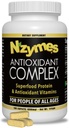 Nzymes® Antioxidant Complex für Menschen. Leistungsstarke Antioxidantienergänzung, Vitamin C, Vitamin E, Vitamin A, Selen, Live Sprouted Enzymes. 180 Count - Made in USA