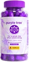 lila Baum Post-Celebration Wellness | Leberunterstützung, Body Replenisher, Schnelle Hydration | Dihydromyricetin DHM, Milchdistel, Elektrolyte, Vitamin B, Willow Bark, Quercetin (90 Tabletten)
