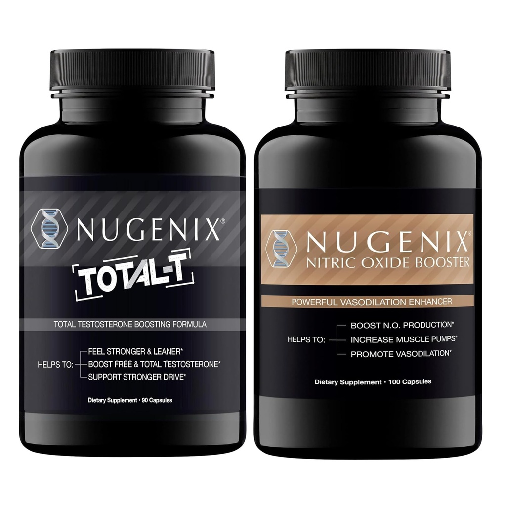 Booster à oxyde nitrique Nugenix et Booster à testostérone Total-T pour hommes